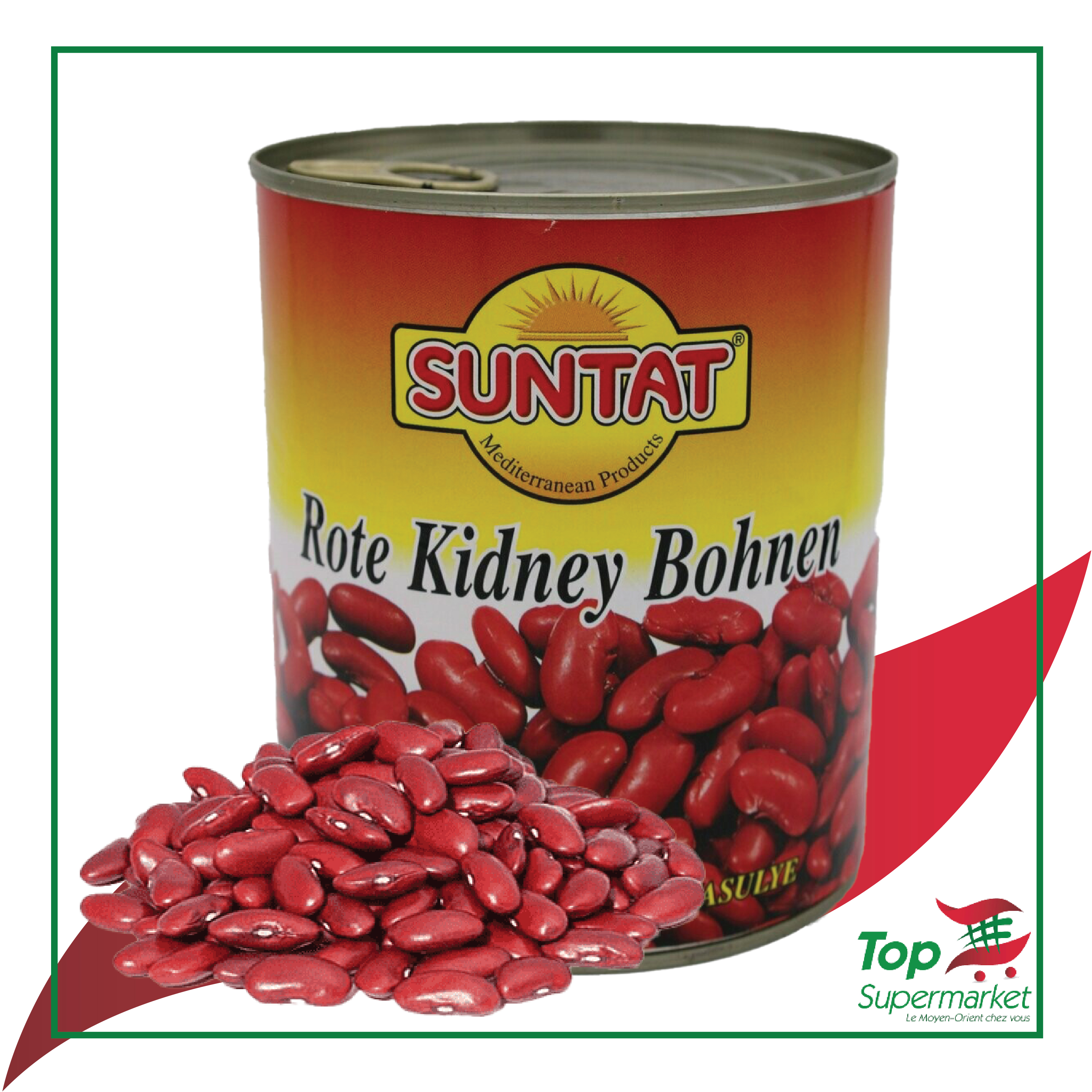 Suntat haricots rouges 800gr